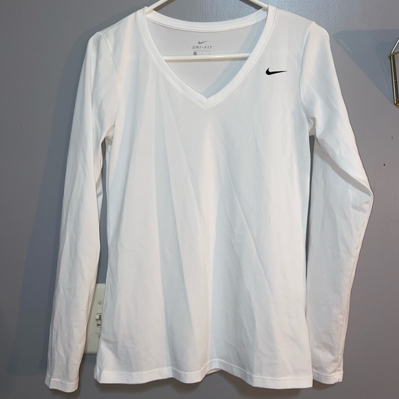 Nike long sleeve size S white - Picture 1 of 2